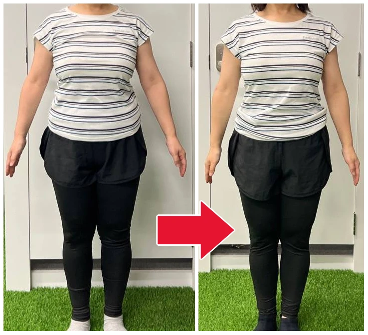 お客様の変化（正面）