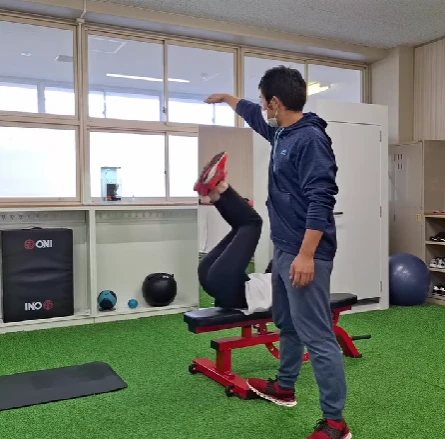 トレーニング風景の写真